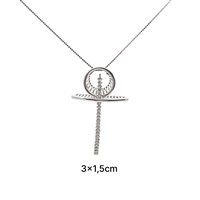 Collana Cianfrone Gioielli Donna in Oro Diamante 0.15 Ct COOR-19-198 - COOR-19-198